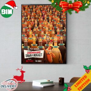 The Plot Chickens Chicken Run Dawn Of The Nugget Only On Netflix Poster Canvas