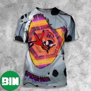 The Spot vs Miles Morales And Spider-Man 2099 Across The Spider-Verse 3D T-Shirt