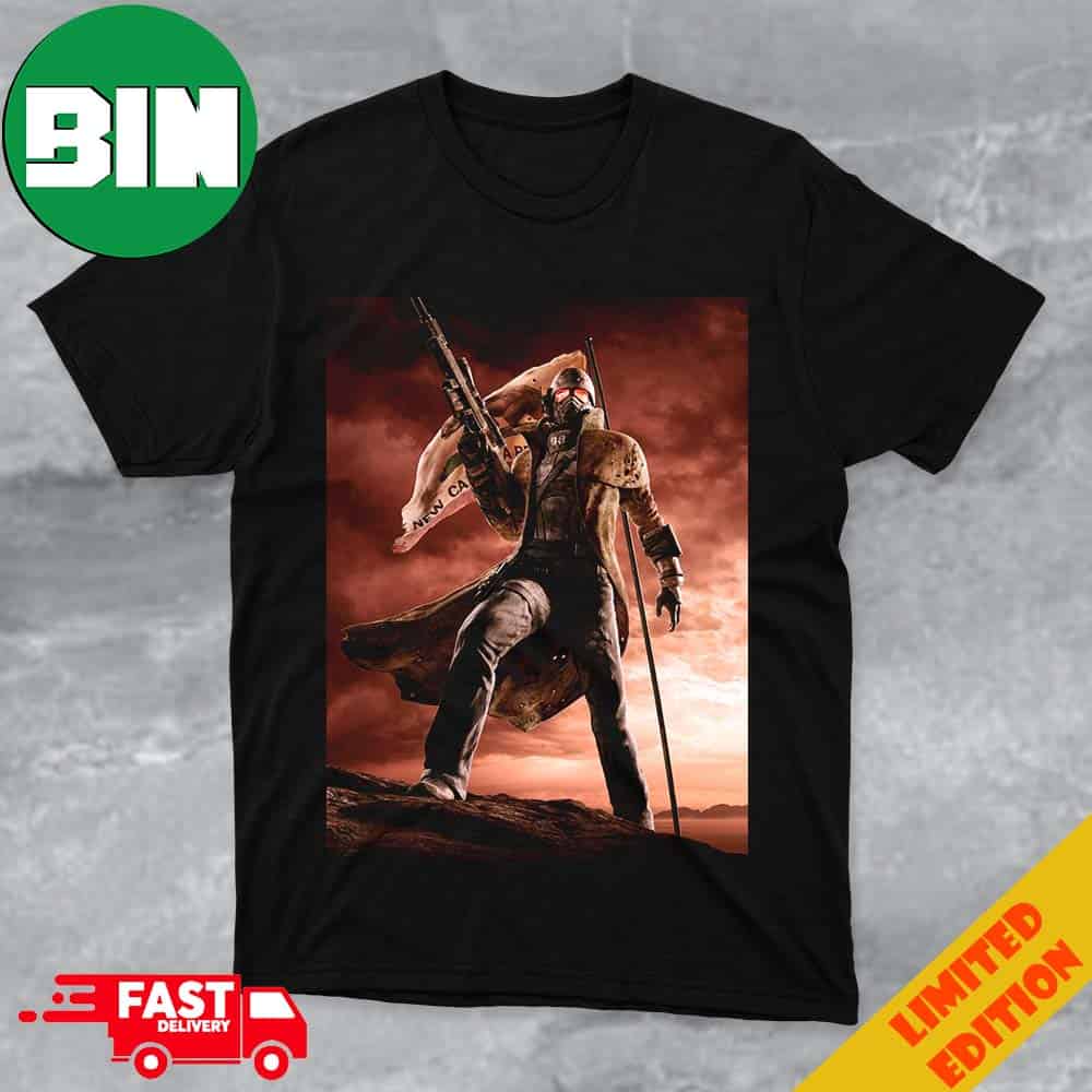 Todd Howard Has Confirmed That Fallout New Vegas Is Canon In The Fallout TV Series T-Shirt Todd Howard Has Confirmed That Fallout New Vegas Is Canon In The Fallout TV Series T-Shirt