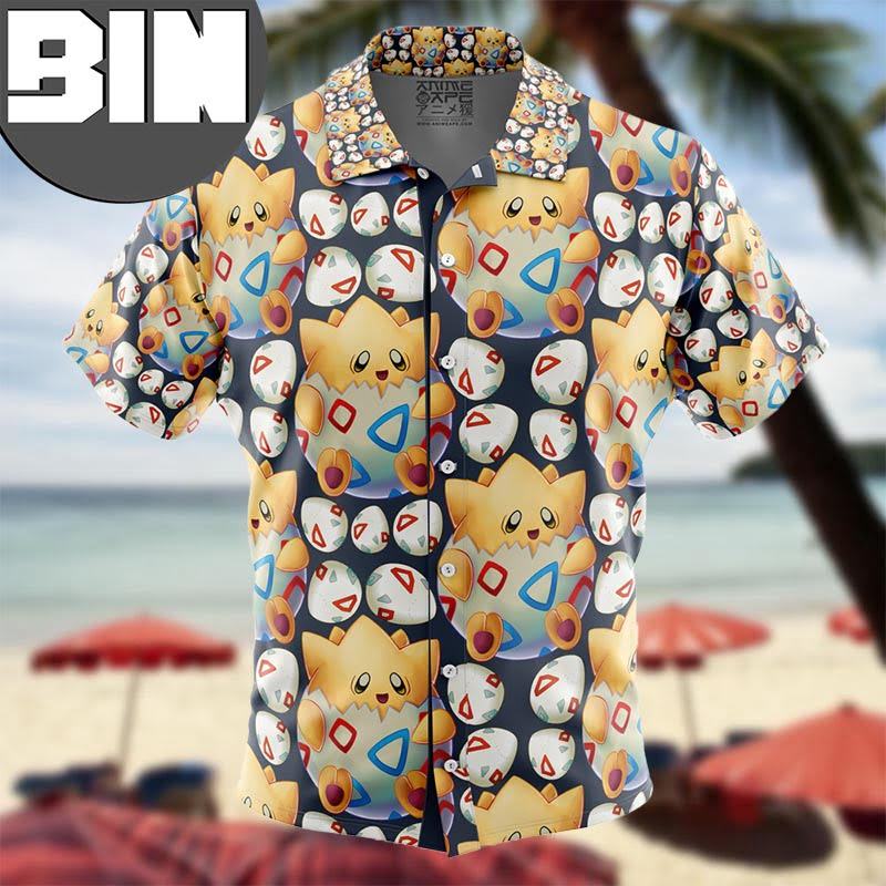 Togepi Pokemon Anime Hawaiian Shirt Togepi Pokemon Anime Hawaiian Shirt