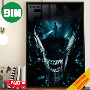 Total Film Cover Alien Romulus Xenomorph Poster Canvas