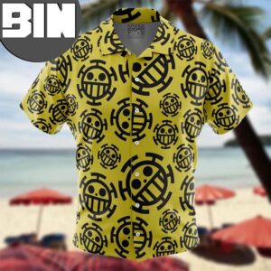 Trafalgar Law Jolly Roger One Piece Anime Hawaiian Shirt