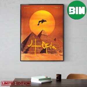Travis Scott Utopia July 28 New Poster Home Decor Poster Canvas