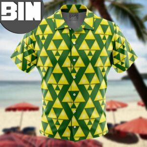 Tri Force The Legend Of Zelda Anime Hawaiian Shirt