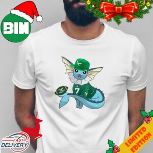 Vaporeon Funny Collab With Philadelphia Eagles NFL x Pokemon T-Shirt
