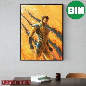 Wolverine Deadpool 3 Wolverine with Yellow Suit Poster Canvas