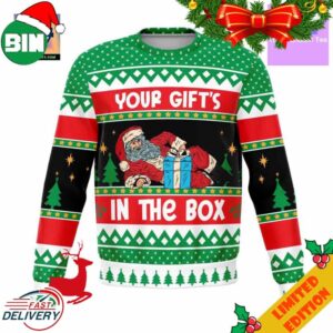 Your In The Box Naughty Meme 2023 Design 3D Ugly Christmas Sweater