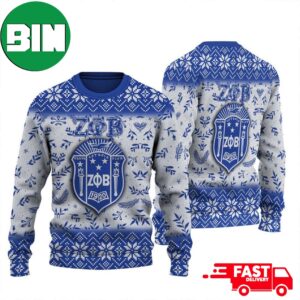 Zeta Phi Beta Christmas Gift 2023 For Family Xmas Ugly Sweater