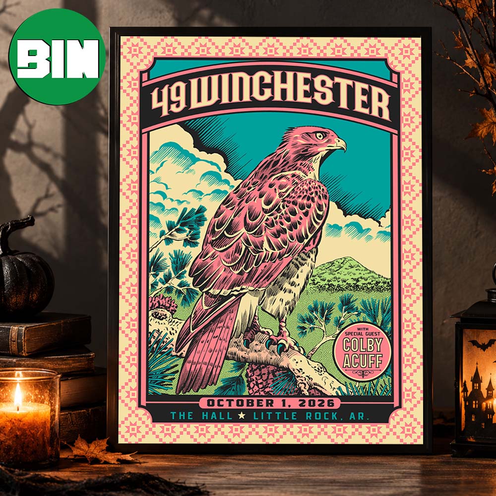 49 Winchester Little Rock AR Event Poster At The Hall In Little Rock AR On October 1 2026 Home Decor Poster Canvas 49 Winchester Little Rock AR Event Poster At The Hall In Little Rock AR On October 1 2026 Home Decor Poster Canvas