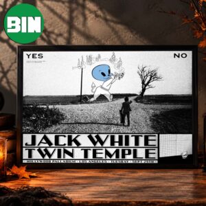 Jack White Twin Temple Event Poster Los Angeles At Hollywood Palladium In Los Angeles On September 29 2026 Home Decor Poster Canvas