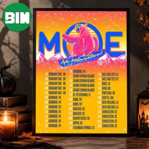 Moe Band No Hibernation Tour Dates 2027 Home Decor Poster Canvas