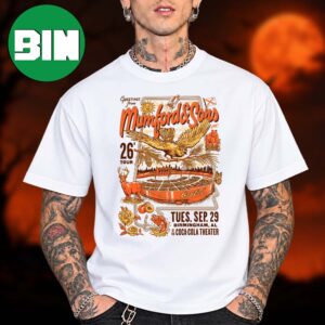 Mumford And Sons Birmingham AL Event Tee At Coca Cola Theater In Birmingham AL On September 29 2026 Unisex T Shirt