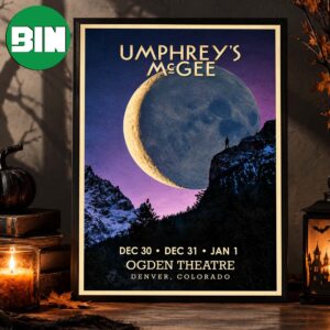 Umphrey’s Mcgree Denver Colorado Event Poster At Ogden Theatre In Denver Colorado On December 30 31 2026 Home Decor Poster Canvas