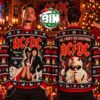 ACDC Santa Biker Angus Young Xmas Day Gift 2027 Gift For Rock Lover  Ugly Christmas Sweater