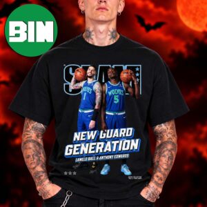 Anthony Edwards And LaMelo Ball Cover Wolves Slam Collection New Guard Genneration 2027 NBA Season Unisex T Shirt