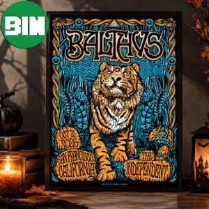 Balthvs San Francisco CA Event Poster At The Independent In San Francisco CA On October 25 2026 Home Decor Poster Canvas