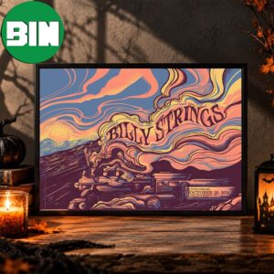 Billy Strings Event Poster In Chattanooga TN At Tivoli Theatre On October 20 21 2026 Home Decor Poster Canvas