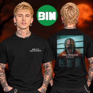 Bruce Dickinson PsychoGod Tour Dates Summer 2027 Two Sided Unisex T Shirt