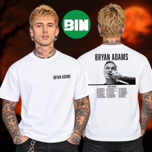 Bryan Adams Roll With The Punches World Tour Dates 2027 Two Sided Unisex T Shirt