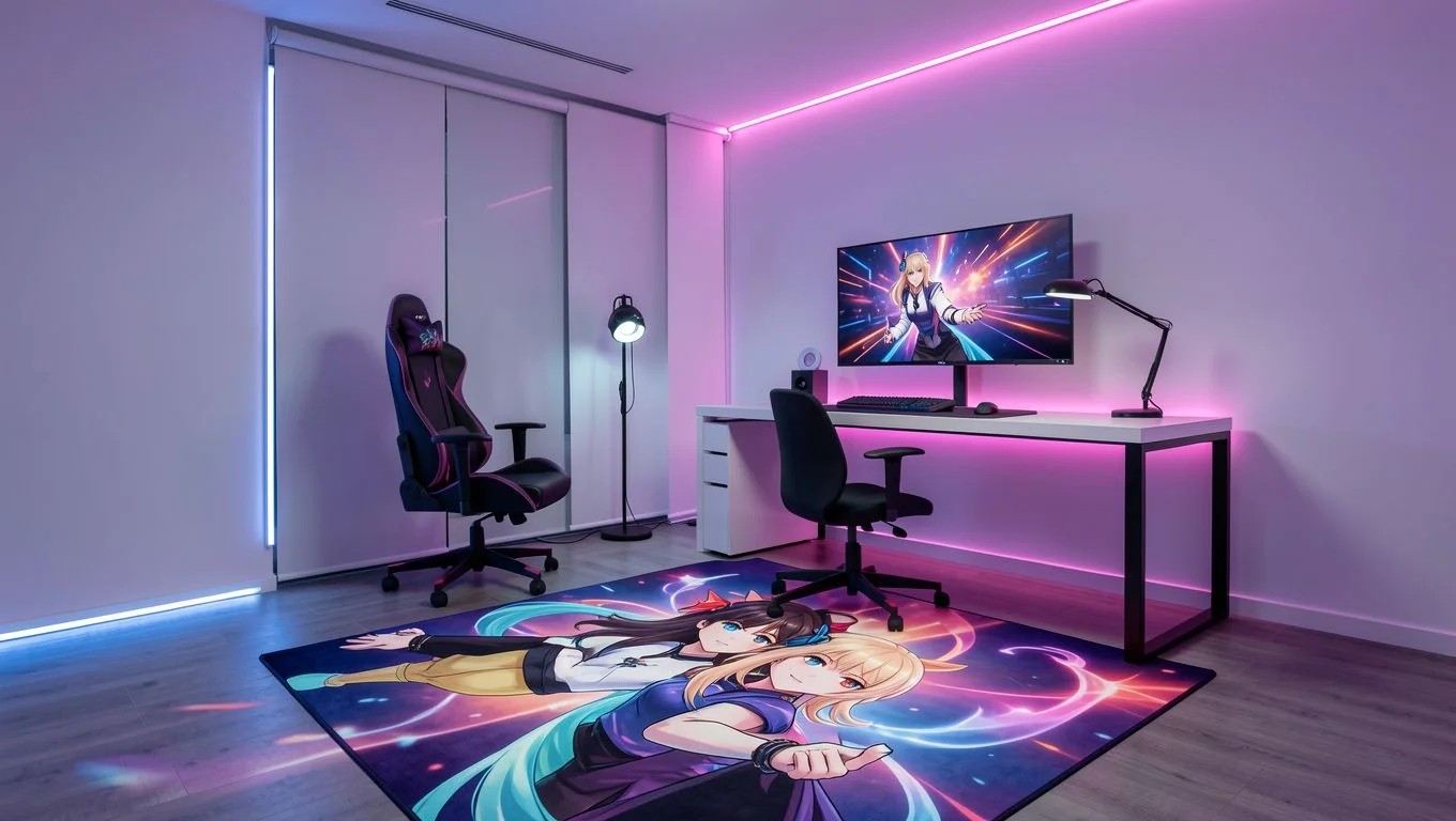 Building the Ultimate Anime Gaming Setup Featuring Custom Anime Rugs