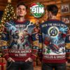 Hulk x Thanos Avenger Marvel Studios Best Gift For Fan Christmas Day Ugly Christmas Sweater