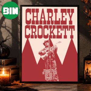 Charley Crockett New York NY Event Poster At Summer Stage In Central Park In New York NY On October 1st 2026 Home Decor Poster Canvas