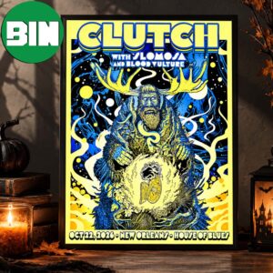 Clutch New Orleans Event Poster At House Of Blue In New Orleans On October 22 2026 Home Decor Poster Canvas