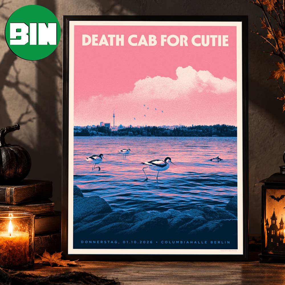 Death Cab For Cutie Berlin Event Poster At Columbiahalle In Berlin Donnerstag On October 1 st 2026 Home Decor Poster Canvas Death Cab For Cutie Berlin Event Poster At Columbiahalle In Berlin Donnerstag On October 1 st 2026 Home Decor Poster Canvas