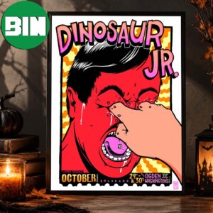 Dinosaur JR Denver Colorado Event Poster At Ogden Theatre In Denver Colorado On October 29 30 2026 Home Decor Poster Canvas