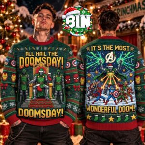 Doctor Doom X Avenger Maver Studios 2026 Best Gift For FanUgly Christmas Sweater
