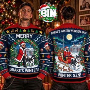 Drake  Christmas Gift For Fan Christmas Day With Darke Wonderland Merry Christmas Ugly Christmas Sweater