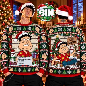 Family Guy Funny Giggity Xmas Gift 2026 For Best Friends Ugly Christmas Sweater