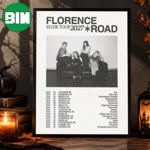 Florence Road Biggest UK And EU Tour Dates 2027 Home Decor Poster Canvas