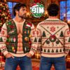 Funny Elf Cleavage Sexy Corset Santa Merry Christmas Gift For Funny Man 2026 Ugly Christmas Sweater