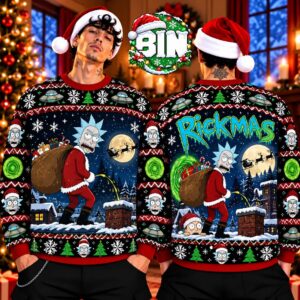 Funny Rick And Morty Best Christmas Gifft Ideas For Familiess Pee Funny Gift Ideas Gift For Him 2026 Ugly Christmas Sweater