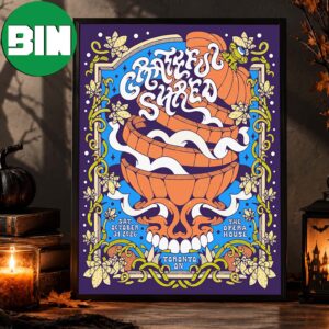 Grateful Shred Toronto ON Event Poster At The Opera House In Toronto ON On October 31 2026 Home Decor Poster Canvas
