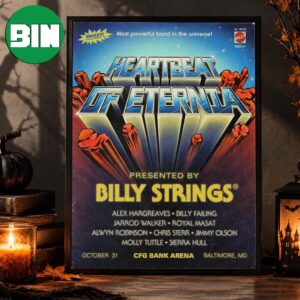 Heartbeat Of Eternia Baltimore MD Event Poster At CFG Bank Arena In Baltimore MD Line Up On October 31 2026 Home Decor Poster Canvas