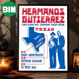 Hermanos Gutierrez Los Ojos Condor Tour Dates On October 18 20 21 2026 Home Decor Poster Canvas