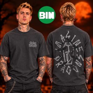 Image Dragons Merch Collection Bones Logo 2026 Two Sided Unisex T Shirt