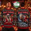 Iron Maiden Merry XMas Eddie Heavy Metal Holiday Pullover Ugly Christmas Sweater