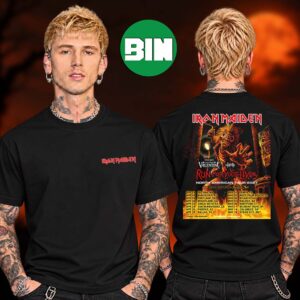 Iron Maiden North American Tour Dates Run For Your Lives 2027 Two Sided Unisex T Shirt