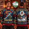 Iron Man X Iron Monger Marvel Studios Gift For Fan Iron Man Christmas Day Ugly Christmas Sweater