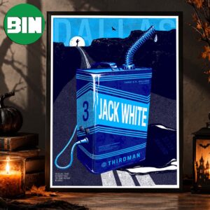 Jack White Dallas Texas Event Poster At The Bomb Factory In Dallas Texas On October 7 2026 Home Decor Poster Canvas