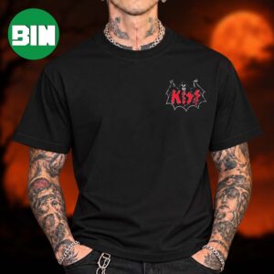 Kiss Merch Collection Halloween Bat Wing Chest Unisex T Shirt