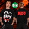 Kiss Merch Collection Halloween Bloody Demon Applique Zip Hoodie
