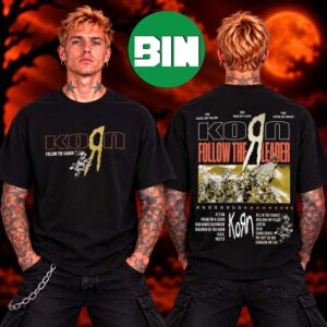 Korn Merch Collection Follow The Leader EU UK Tour 2026 Two Sided Unisex T Shirt