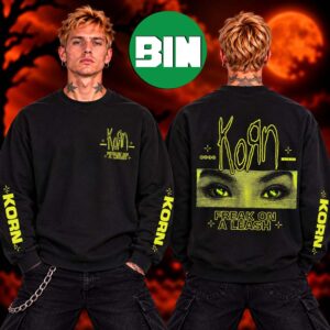 Korn Merch Collection Freak On Leash EU UK Tour Logo 2026 Sweatshirt