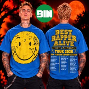 Lil Wayne Merch Collection Best Rapper Alive North America Tour Dates 2026 Two Sided Unisex T Shirt