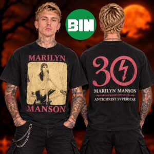 Marilyn Manson Antichrist Superstar 30Th Anniversary Two Sided Unisex T Shirt