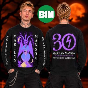 Marilyn Manson Merch Collection Antichrist Superstar 30Th Anniversary Longsleeve Shirt